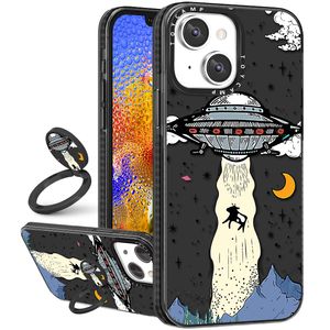 Toycamp Funda para iPhone 13 Mini, diseño de astronauta espacial lindo diseño de dibujos animados