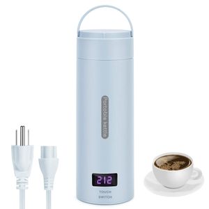ShineMe - Hervidor de agua eléctrico portátil ultrafino de silicona de grado alimenticio de 110 a