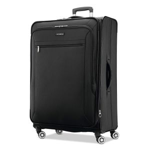 Samsonite Ascella X Softside - Maleta expandible con ruedas giratorias, Negro -, Ascella X Softside