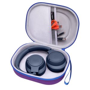 LTGEM Funda rígida de EVA para JBL Live 650BTNC / 400BT / 500BT / 460NC y JBL Tune 660NC/510BT