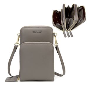 Bolso chico en bandolera de mujer para celular, minicartera tarjetera monedero de mano/hombro