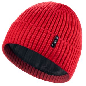 Ocatoma Gorro de punto para hombre y mujer, cálido para invierno, gorro de esquí suave y cálido,