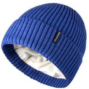 Ocatoma Gorro de punto para hombre y mujer, cálido para invierno, gorro de esquí suave y cálido,