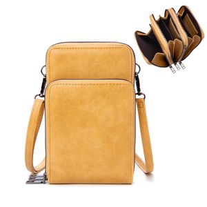 Bolso chico en bandolera de mujer para celular, minicartera tarjetera monedero de mano/hombro