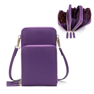 Bolso chico en bandolera de mujer para celular, minicartera tarjetera monedero de mano/hombro