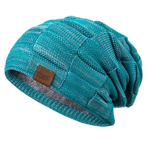 REDESS Gorro para hombre y mujer, gorro de invierno cálido, gorro de punto holgado grueso