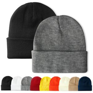 PFFY Paquete de 2 gorros unisex para hombre y mujer, gorros de invierno de punto