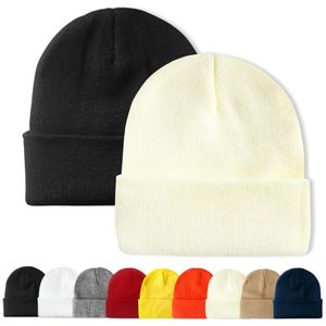 PFFY Paquete de 2 gorros unisex para hombre y mujer, gorros de invierno de punto