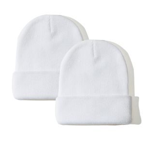 PFFY Paquete de 2 gorros unisex para hombre y mujer, gorros de invierno de punto