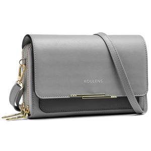 Roulens - Bolso cruzado pequeño para mujer, bolso para teléfono celular, bolso de hombro para mujer,