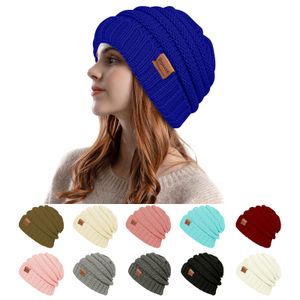 Rosoz Gorros de invierno para mujer para mujer, gorros de punto cálidos para mujer, gruesos para