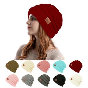 Rosoz Gorros de invierno para mujer para mujer, gorros de punto cálidos para mujer, gruesos para