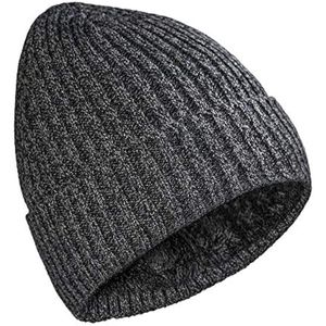 Winter Beanie for Men &amp; Women: Cold Weather Thermal Fleece Lined Knit Hat | Warm Cuffed Stocking