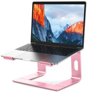 BESIGN LS03 - Soporte de aluminio para laptop, soporte ergonómico desmontable para computadora,