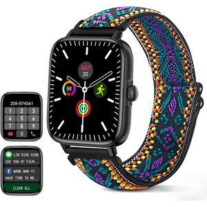 Reloj inteligente para hombres y mujeres Fitness: (responder/hacer llamadas) Reloj inteligente de