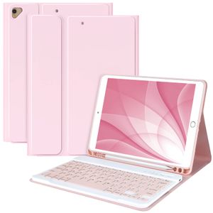 Funda de teclado para iPad de 10.2 pulgadas, 9ª 8ª y 7ª generación, con teclado Bluetooth