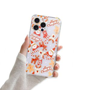 Yetagso Funda de Navidad para Samsung Galaxy S22 Plus, transparente, suave, delgada, patrón de Feliz