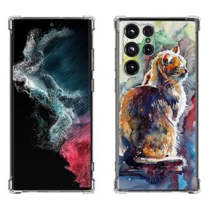 Beaucov Funda para Galaxy S22 Ultra, colorido universo cielo, protección contra caídas, a prueba de