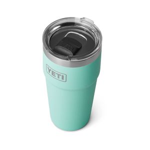 YETI Rambler - Pinta apilable de 16 onzas, aislada al vacío, acero inoxidable con tapa MagSlider,