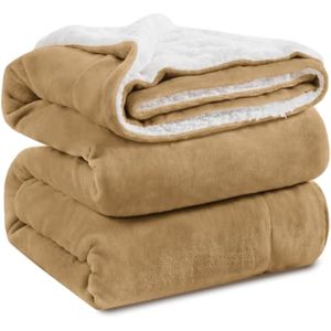 KAWAHOME - Manta de forro polar de sherpa súper suave, extra cálida y gruesa para invierno, 17.64