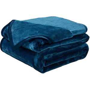 EASELAND - Manta suave y cálida de vellón para todas las estaciones, manta térmica y liviana de