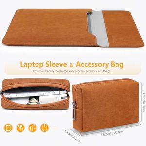 HYZUO - Funda para laptop de 12.3, 13, 13.3, 13.5, 15, 15.4 y 16 pulgadas con bolsa