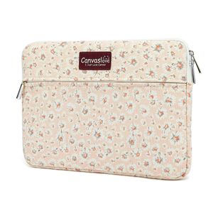 canvaslove funda para laptop, rosado chrysanthemum