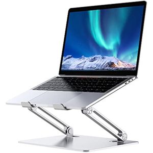 SOUNDANCE Soporte para computadora portátil con base pesada estable, altura ajustable multiángulo,