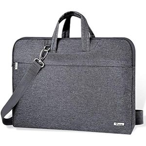 Voova - Bolso de hombro para laptop de 14, 15, 15.6, 17, y 17.3 pulgadas, funda de transporte,