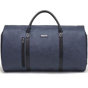 Modoker Bolsa de cuero convertible para ropa, bolsas de mano para viajes, bolsa de lona impermeable