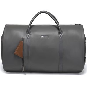 Modoker Bolsa de cuero convertible para ropa, bolsas de mano para viajes, bolsa de lona impermeable