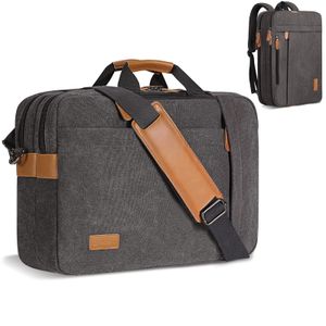 Estarer Bolsa mensajera para laptop para hombre, mochila para laptop de 17 a 17.3 pulgadas, bolsa de