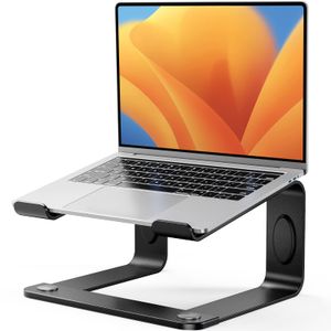 LORYERGO Soporte ergonómico para laptop, soporte elevador ergonómico para computadora portátil,