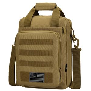 ZHIERNA Maletín táctico, bolsa de mensajero militar para laptop, bolsa de hombro MOLLE resistente