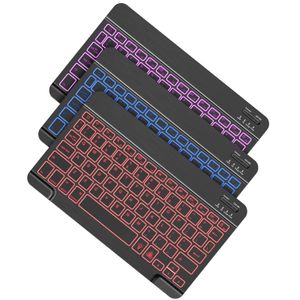 OMOTON Teclado Bluetooth, teclado inalámbrico recargable para iPad, iPad Pro, iPad Mini, iPad Air