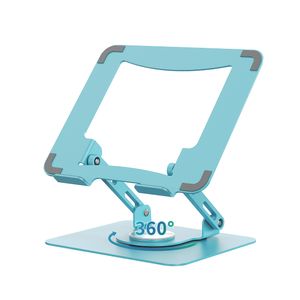 SOUNDANCE Soporte para laptop con base giratoria de 360°, elevador ergonómico para computadora para