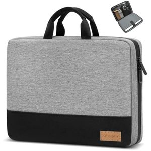 Bagasin Funda para laptop de 15, 15.6 y 16 pulgadas, resistente al agua, con protección de 4 capas,