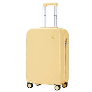 Mixi - Maleta con ruedas giratorias, de policarbonato, rígida, con cubierta y cerradura TSA, estuche