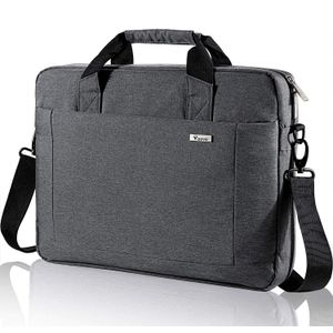 Voova Maletín para laptop de 17 17.3 pulgadas, bolsa de mensajero multifunción expandible, funda de