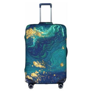 FINOWIN Funda para equipaje de viaje, protector de maleta, colorido arco iris, lavable, funda