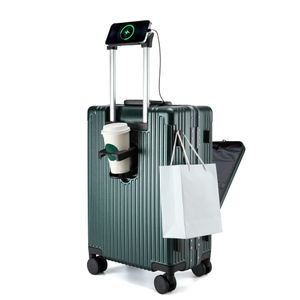 feilario Equipaje con ruedas giratorias expandibles, maleta de mano con cerradura TSA incorporada,