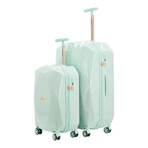 Kensie - Juego de equipaje de piedras preciosas 3D para mujer de 20 pulgadas o 2 piezas