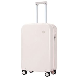 Mixi - Maleta con ruedas giratorias, de policarbonato, rígida, con cubierta y cerradura TSA, estuche