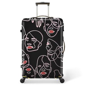 Feybaul Funda protectora de equipaje de PVC, protector transparente para maleta, funda protectora