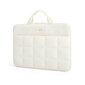 BAGSMART Funda para laptop de 13 a 14 pulgadas con asa, funda acolchada esponjosa para laptop, funda