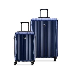 DELSEY Paris, Helium Aero - Juego de 2 maletas rígidas expandibles con ruedas giratorias, Azul