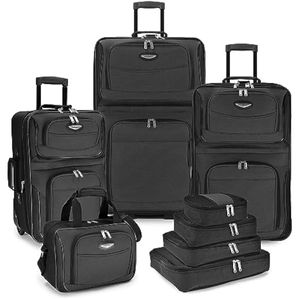 Travel Select Amsterdam - Equipaje vertical y expandible con ruedas, Gris