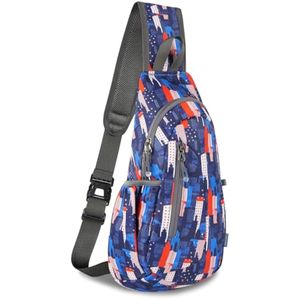 TITECOUGO Bolso bandolera pequeño, mochila cruzada ligera para hombres y mujeres, bolsa de hombro