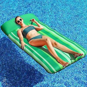 PARENTSWELL Flotadores de piscina de gran tamaño de 72 x 38 pulgadas, XL, flotador de piscina