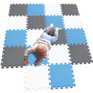 MQIAOHAM - Tapetes de juego para bebe, tapete de espuma en forma de rompecabezas para ejercicio,